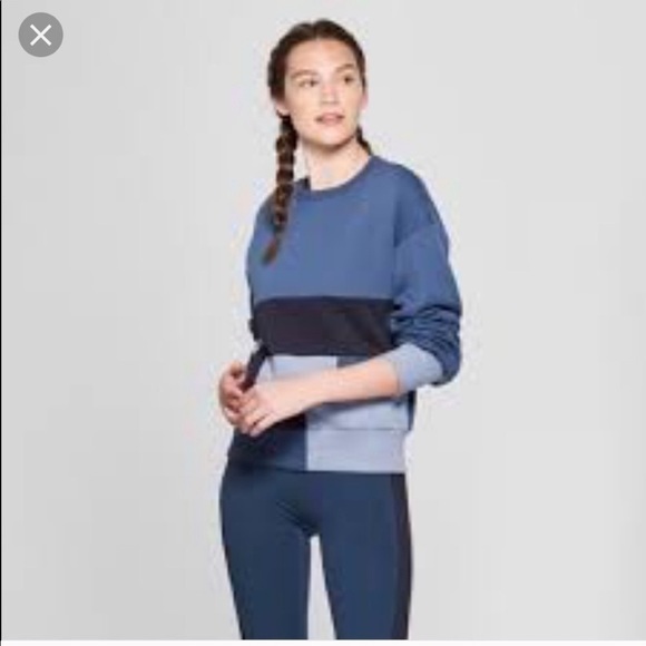 Joy Lab Patchwork Pullover - Picture 1 of 6